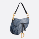 DIOR Saddle Bag with Strap Blue