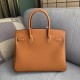 Hermès Gold Epsom Birkin 30 Sellier Gold Hardware