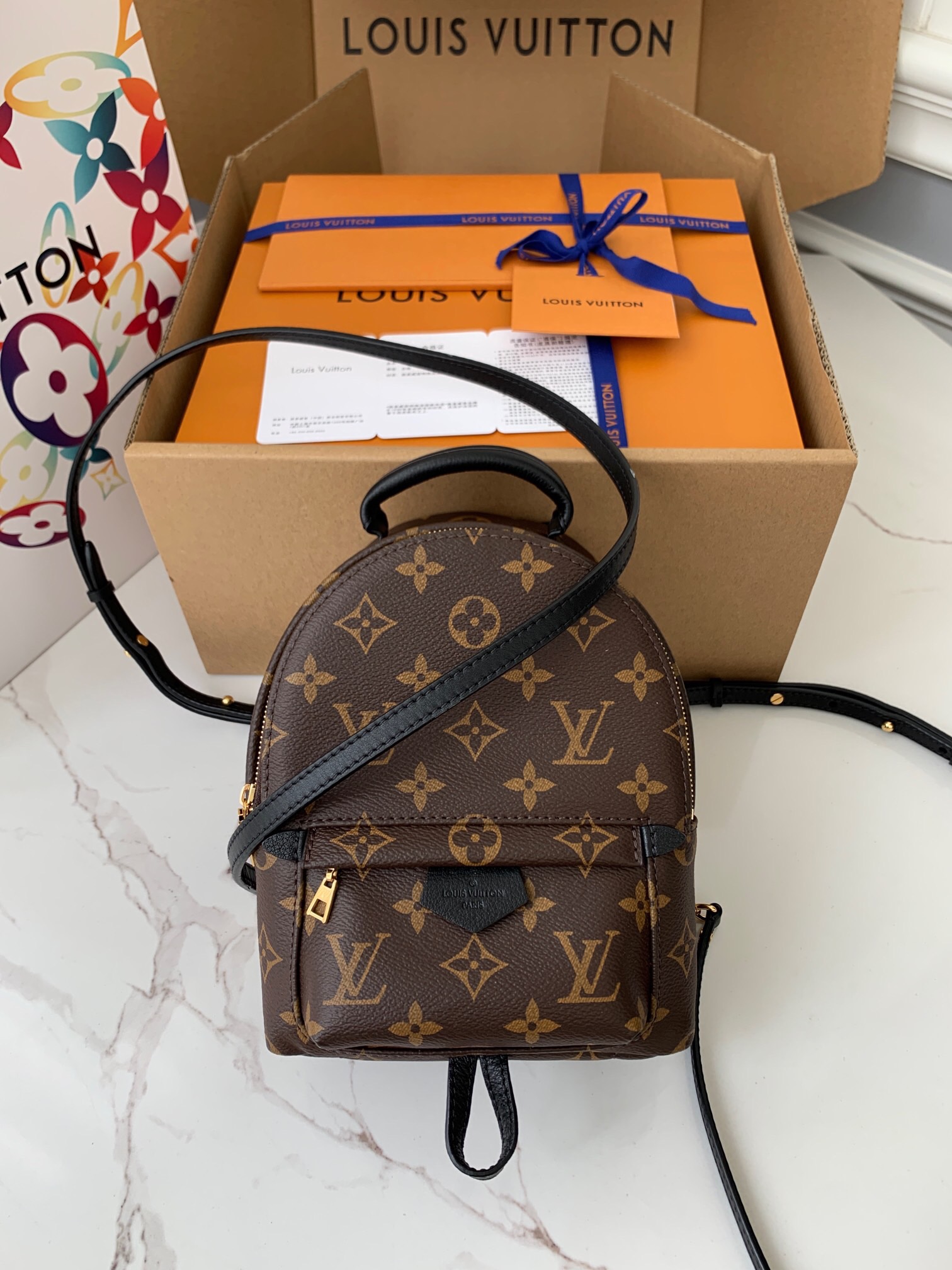 LOUIS VUITTON Palm Springs Mini M44873