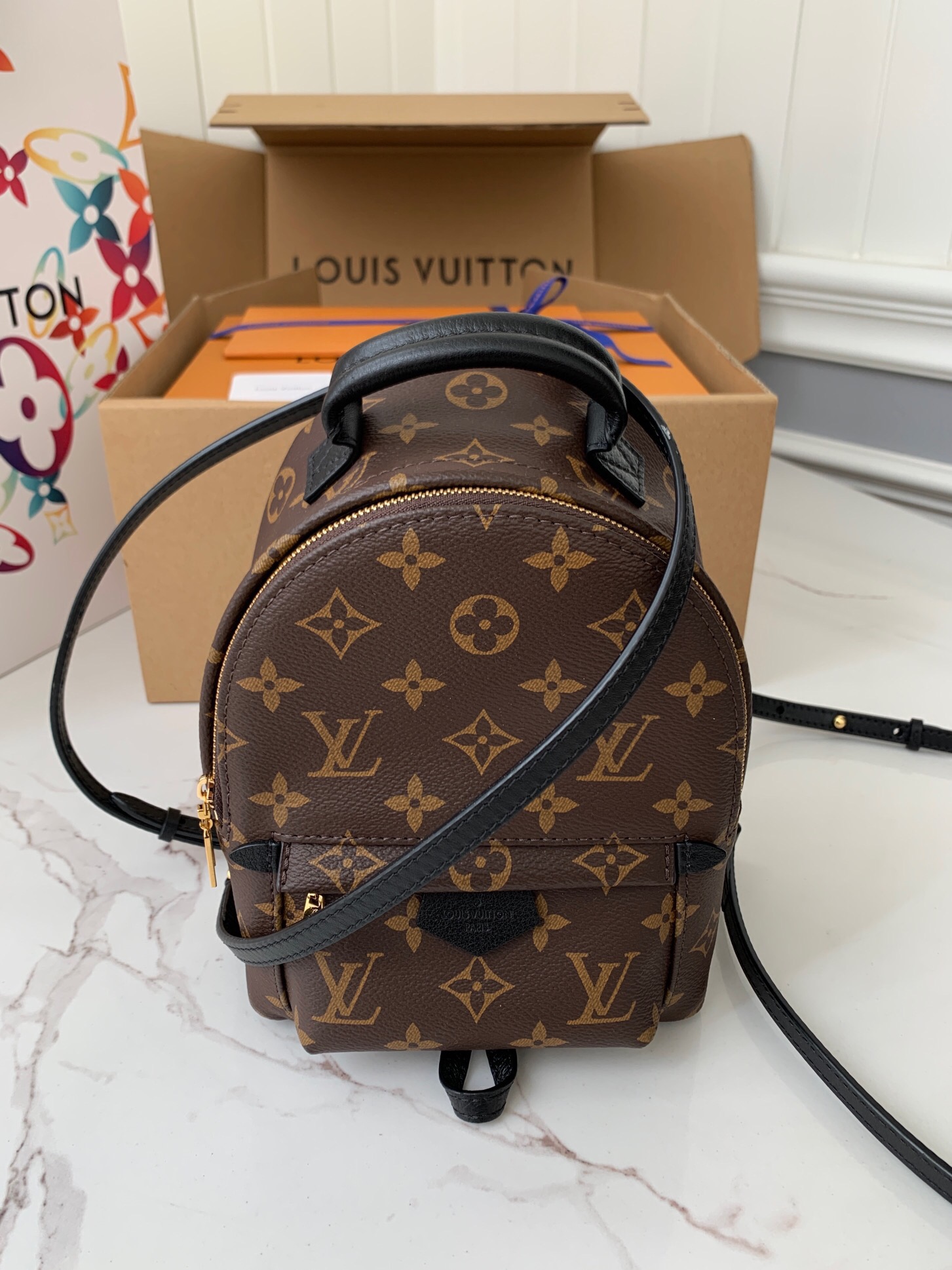 LOUIS VUITTON Palm Springs Mini M44873