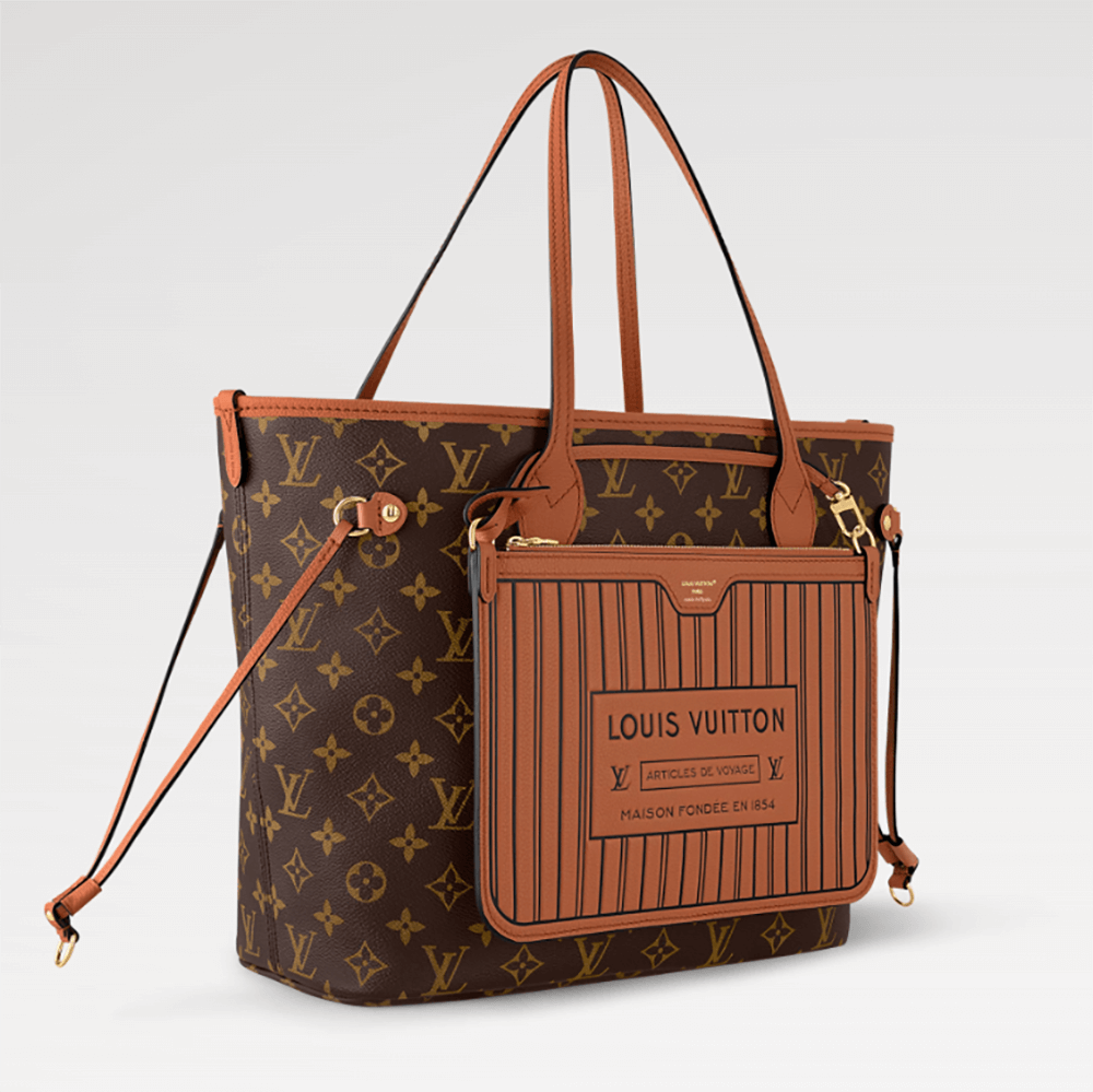 LOUIS VUITTON Neverfull Inside Out MM M12061