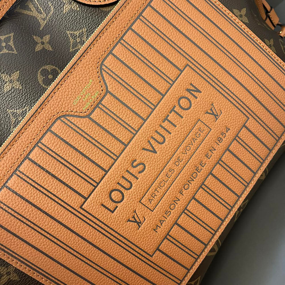 LOUIS VUITTON Neverfull Inside Out MM M12061