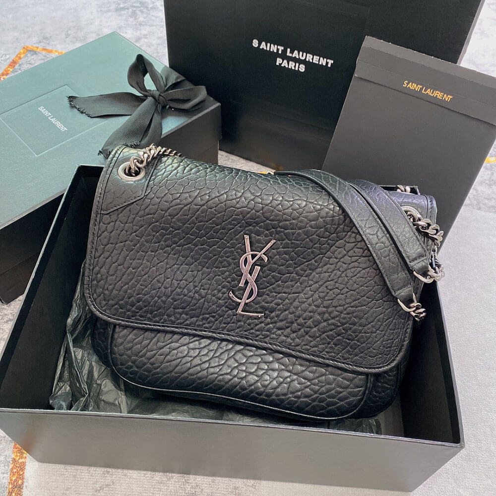 YSL NIKI MEDIUM in grained lambskin